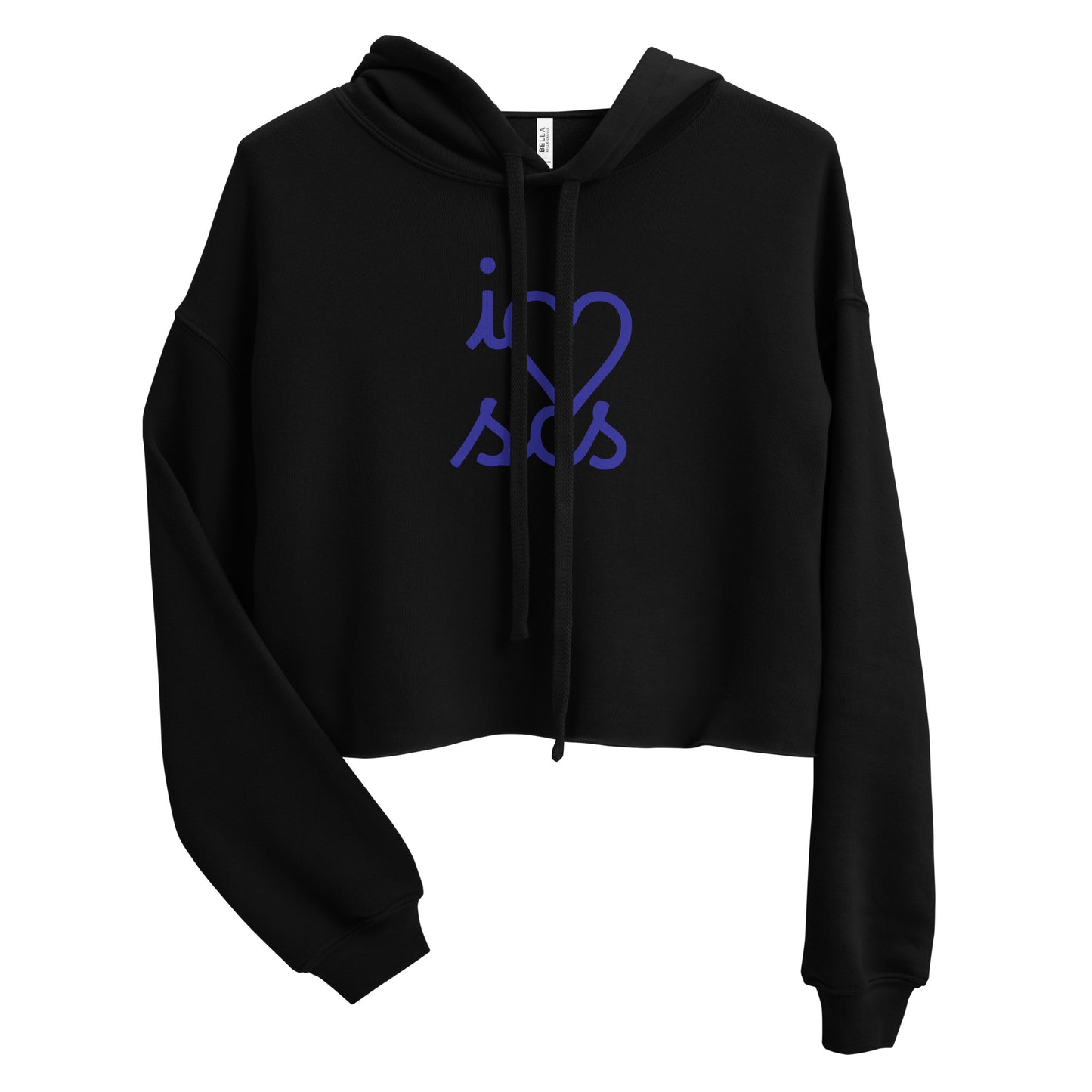 I Love SCS - Crop Hoodie