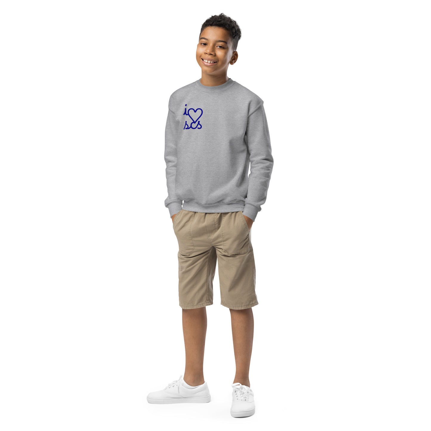 I Love SCS - Youth Crewneck Sweatshirt