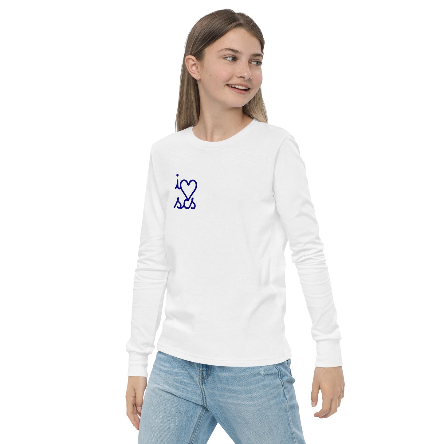 I Love SCS - Youth Long Sleeve Tee